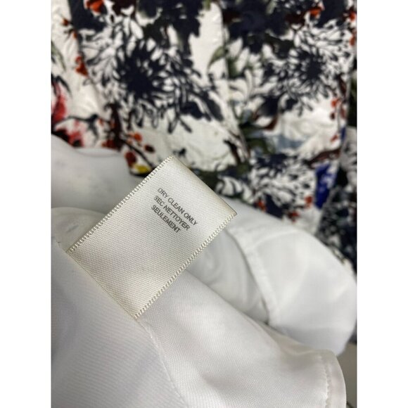 Rebecca Taylor Silk Blend Matelasse Floral Print Skater Dress Size 4 Fit & Flare - Picture 6 of 16